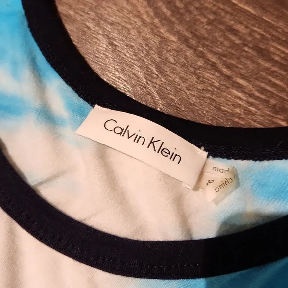 ❤️ CALVIN KLEIN TIE DYE TANK JERSEY DRESS, 8 - Picture 6 of 10